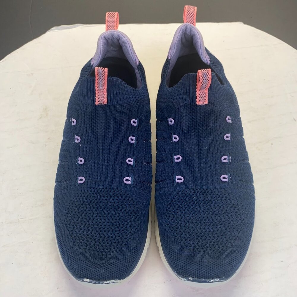 Skechers Flex Appeal 4.0 Victory Lap Navy Lavender Womens Athletic Shoes,Size 10 - Picture 2 of 12